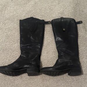 Sam Edelman penny Black Leather Boots